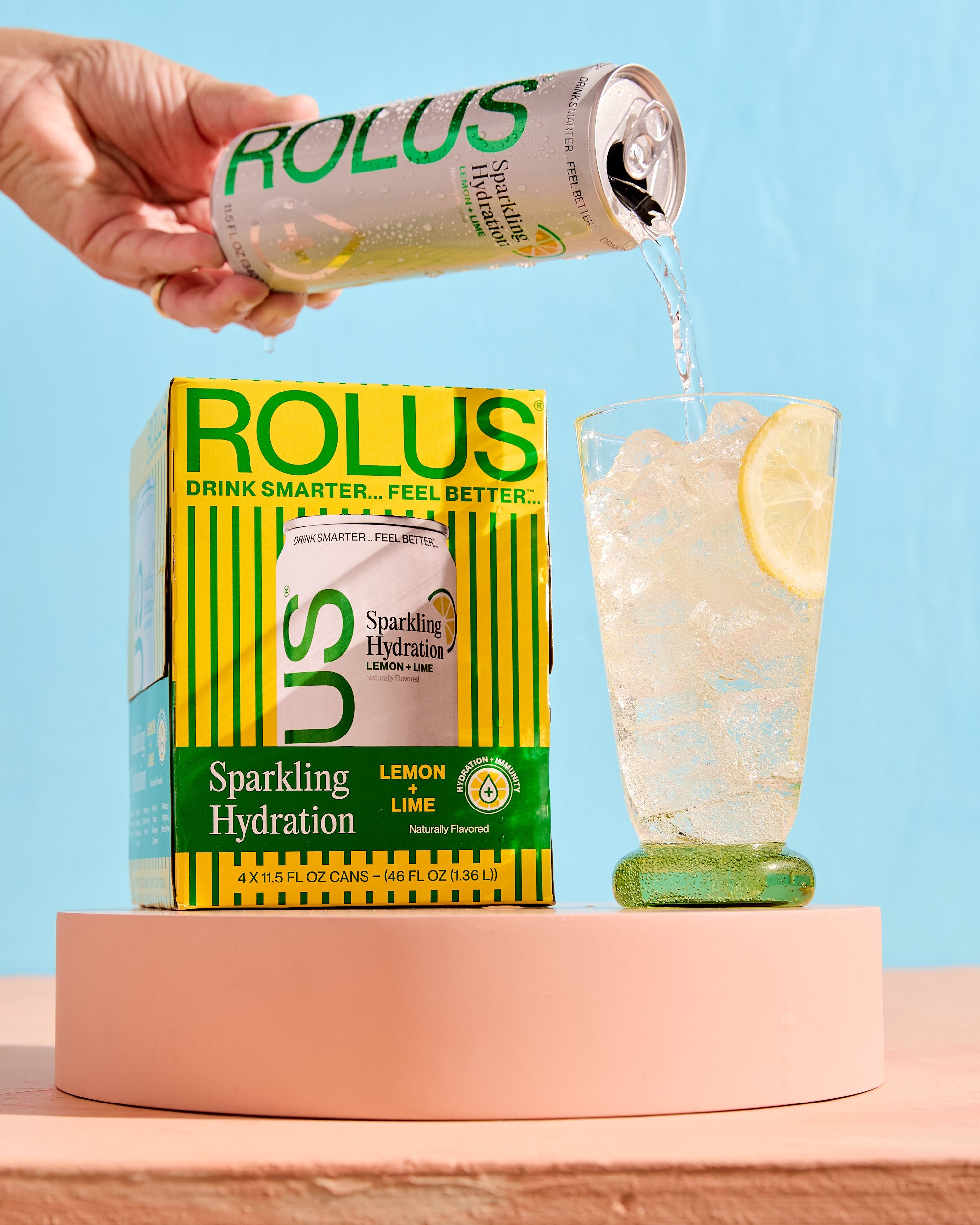 ROLUS Lemon Lime 4-Pack