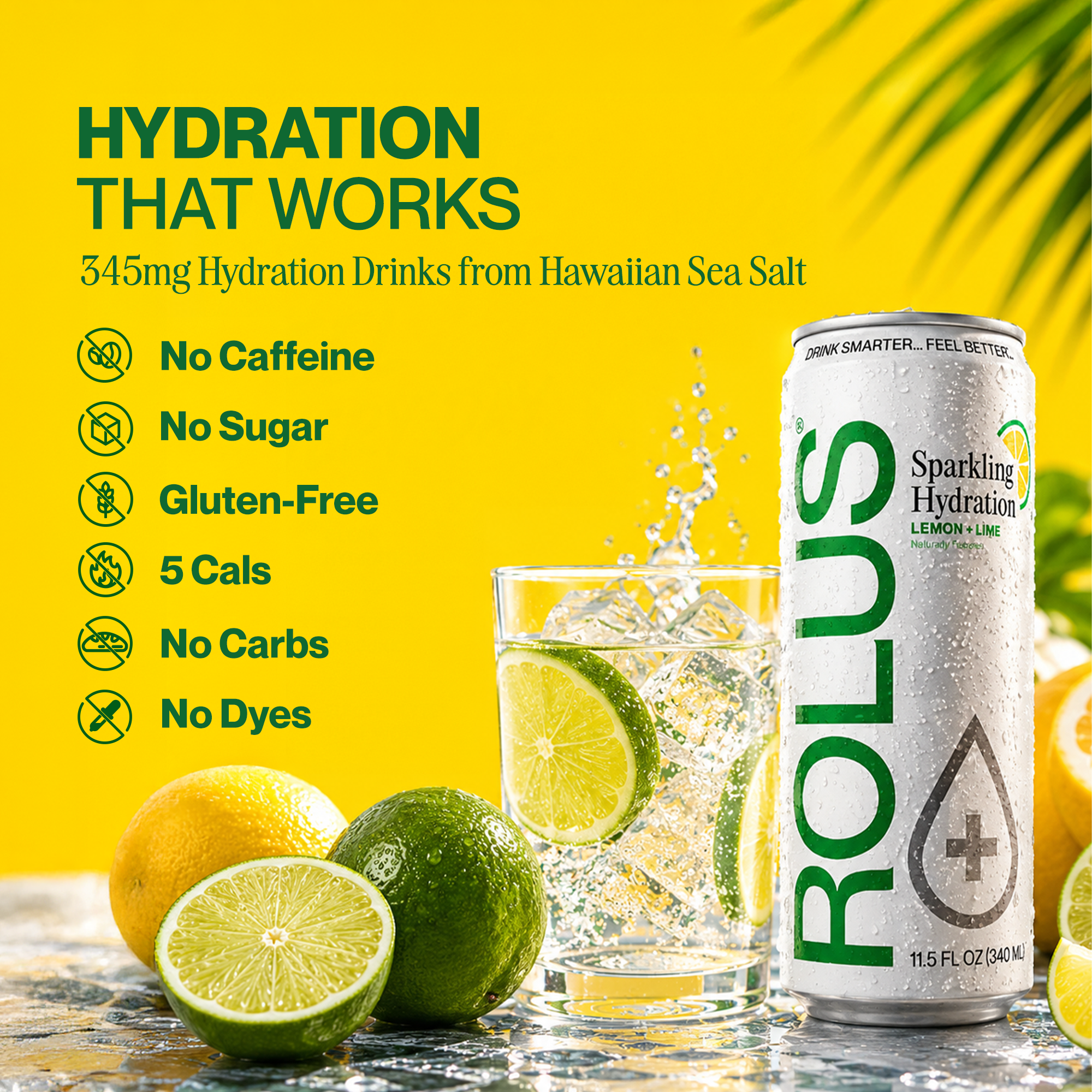 ROLUS Lemon Lime 4-Pack